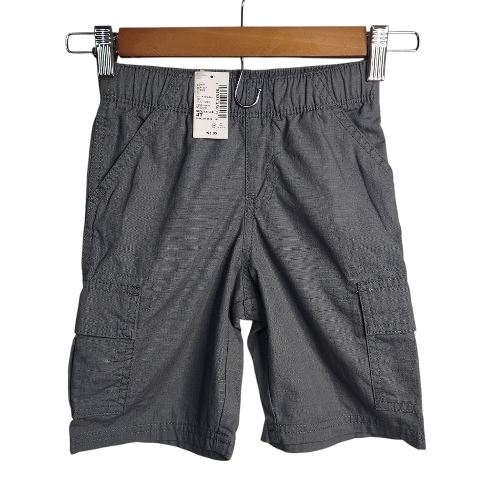 The Children's Place Boy's Gray Pull On Shorts Size 4T NWT